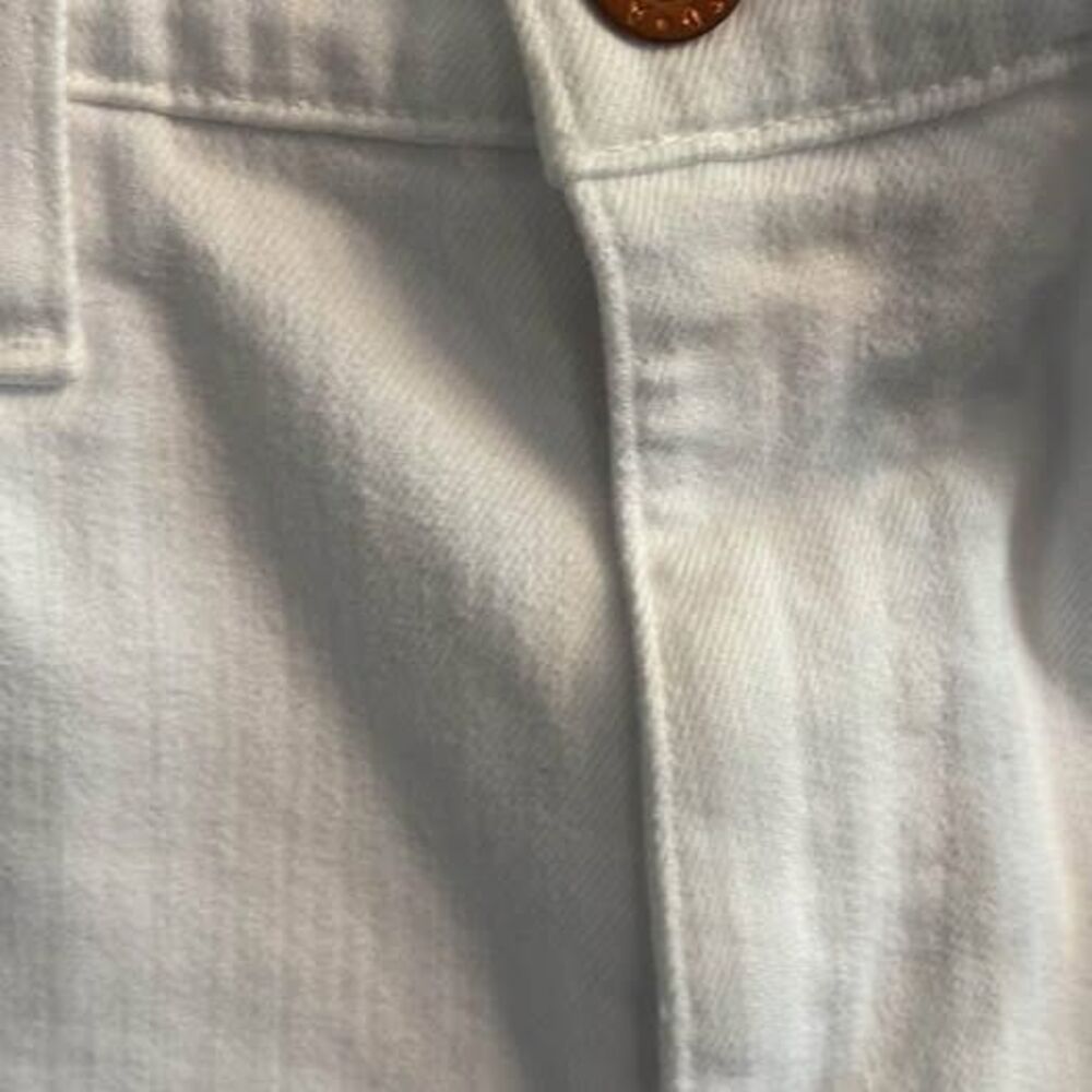 AG Adriano Goldschmied Quinne White High Rise Flare Jeans 26 Spring Cute New NWT - Picture 5 of 9